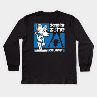 Danger Zone! Kids Long Sleeve T-Shirt